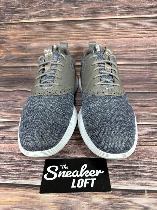 Cole Haan Grand Tour Knit Oxford Men\'s Gray Lace‎ Up Casual Shoes Size 8.5 main image 7